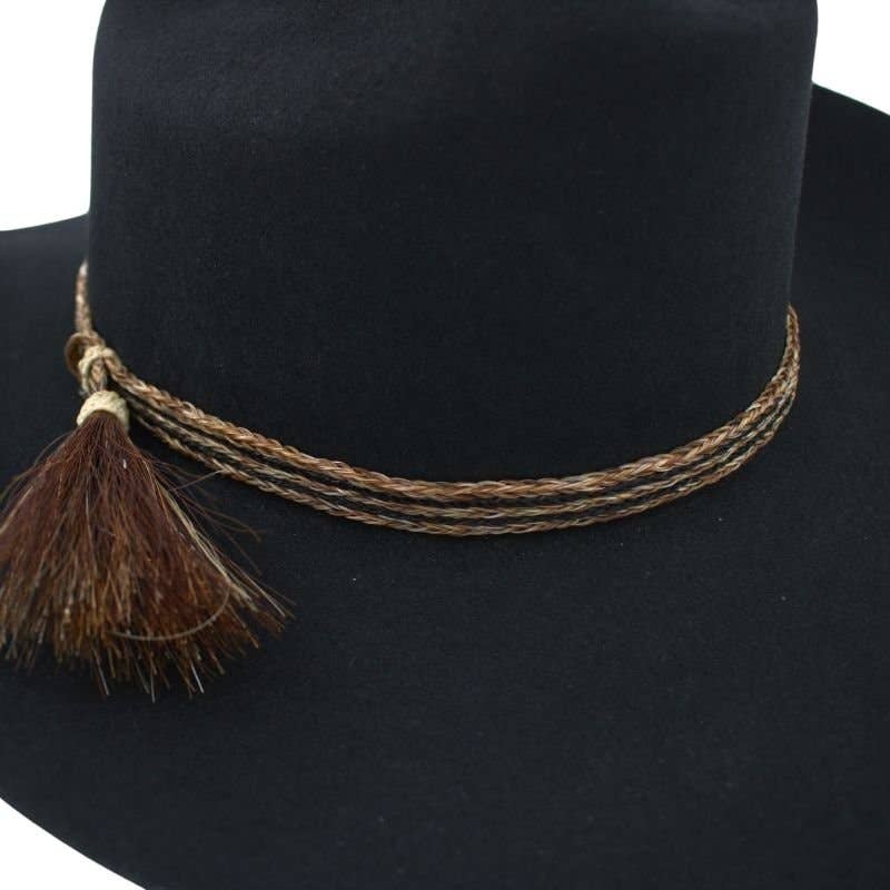 Pacesetter Horsehair Braided Single Tassel Hat Band