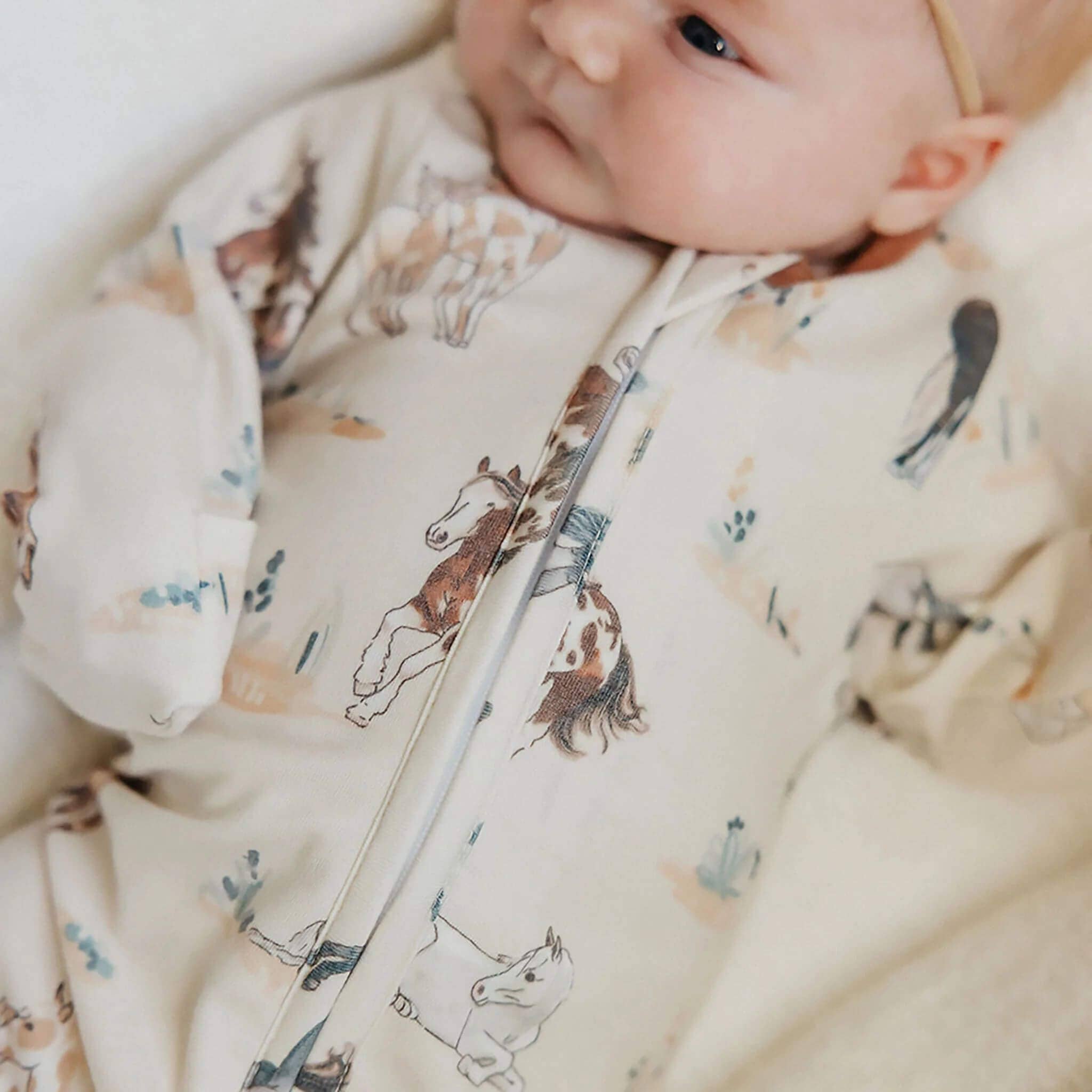 Montana Zip-Up Footie Pajama