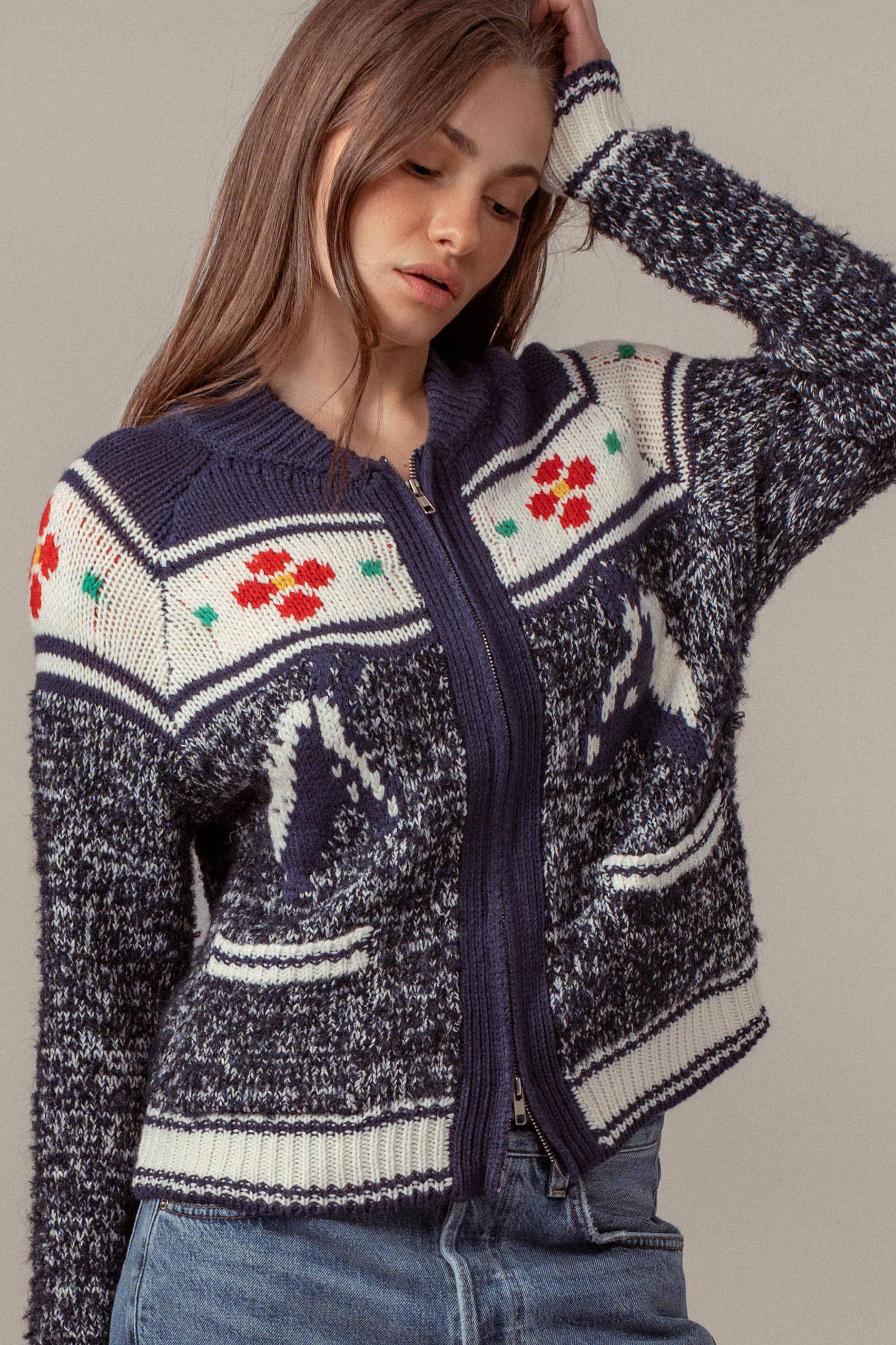 Heritage Horse Bloom Cardigan
