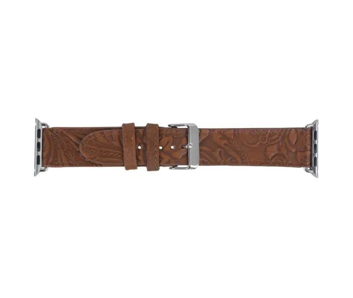 Mittangle Embossed Leather Watch Band, 42mm/44mm