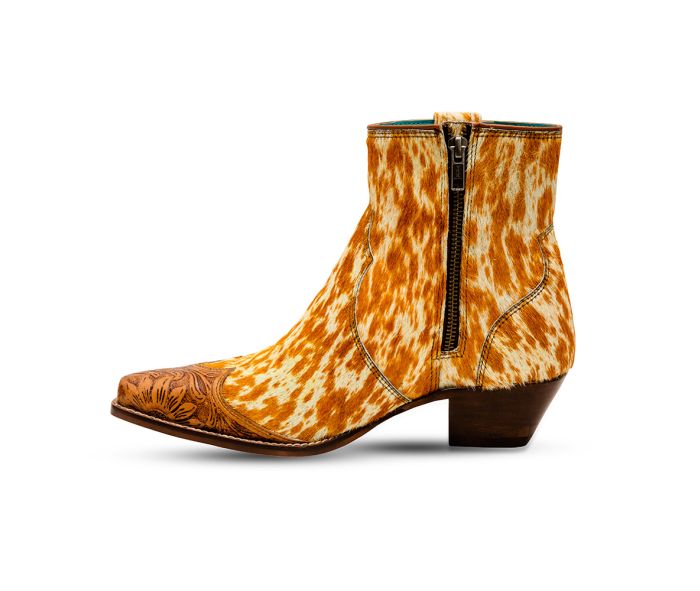 Westro Western Hand-Tooled Booties