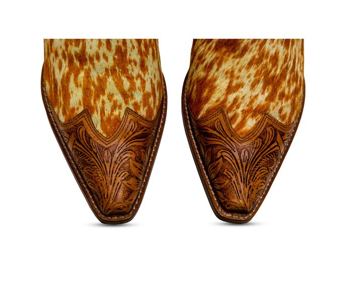 Westro Western Hand-Tooled Booties