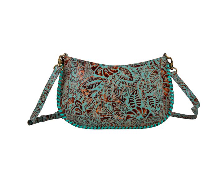Trail Flower Leather Hairon Bag
