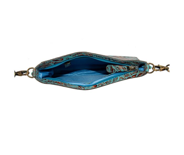 Trail Flower Leather Hairon Bag