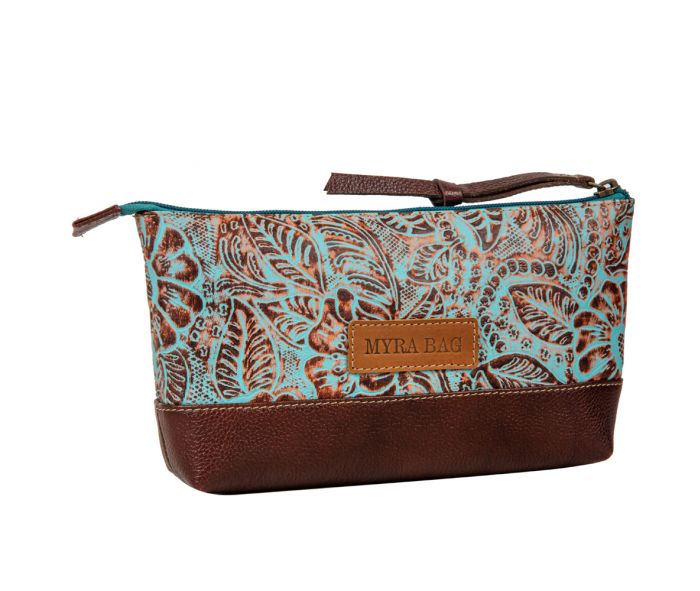 Jacksborrow Leather Hairon Bag in Cactus Bloom