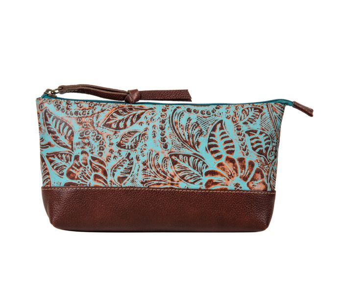 Jacksborrow Leather Hairon Bag in Cactus Bloom