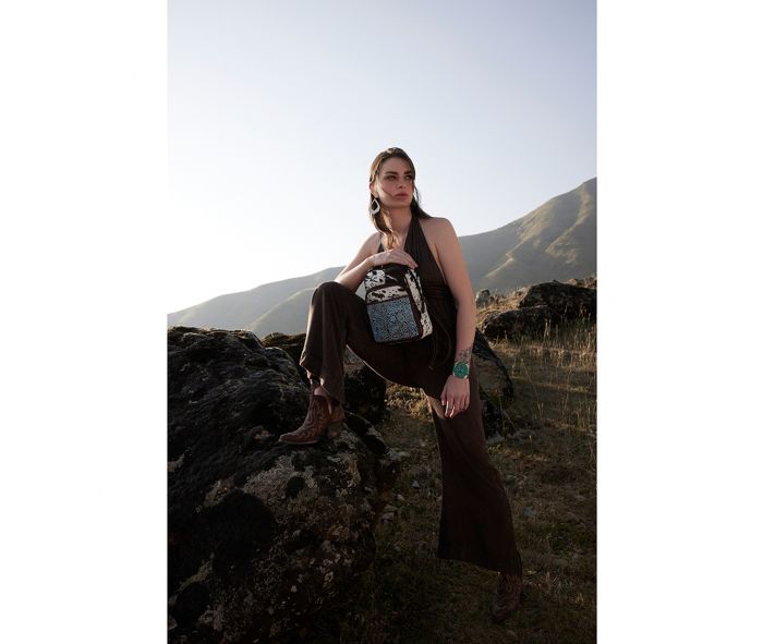 Delilah Creek Hand-tooled Bag