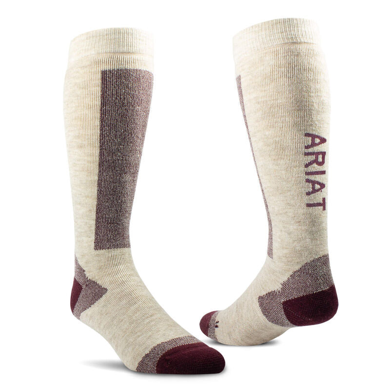 AriatTEK Merino Socks-Winsor Wine Sea Salt