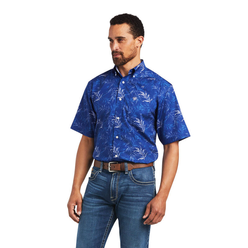 Ariat Mens Wrinkle Free Norman Classic Fit Shirt