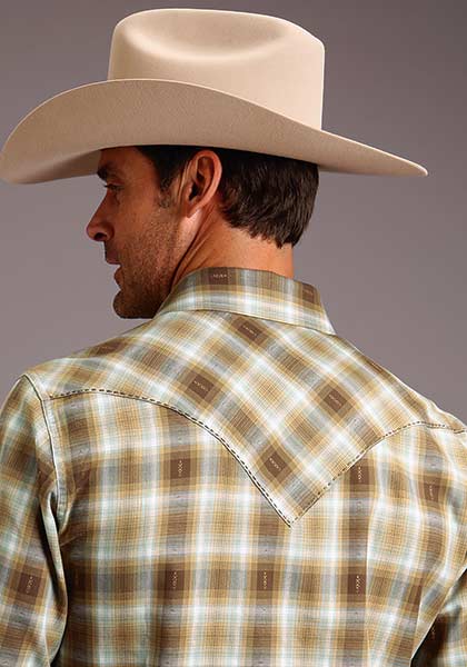 Stetson Dobby Twill Plaid Shirt