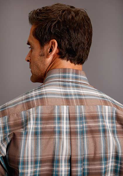 Stetson Mens Lake Plaid Shirt