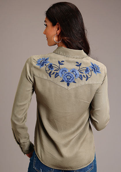 Stetson Flora Embroidered Western Shirt