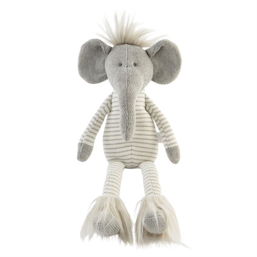 Sweater Knit Elephant Plush