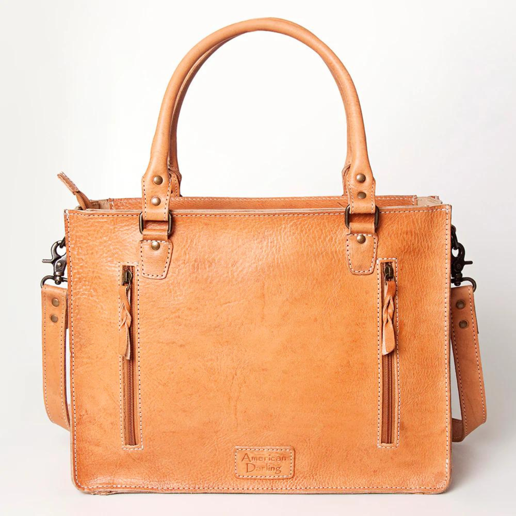 Charlee Buckstitch Pocket Tote