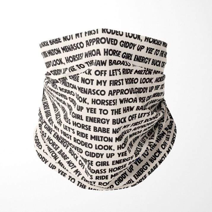 Milton Menasco Saying Neck Gaiter