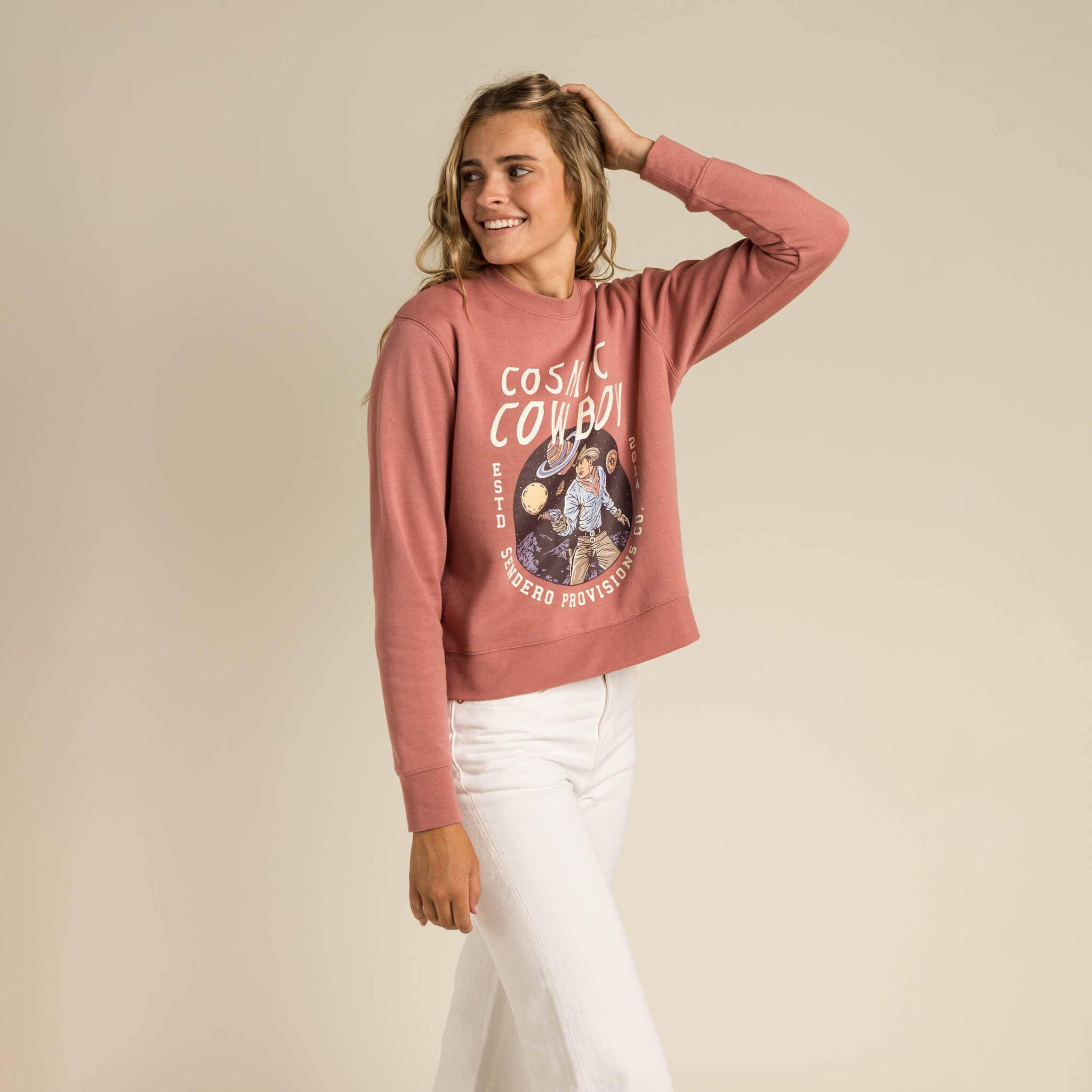 Cosmic Cowboy Drop Shoulder Sweatshirt