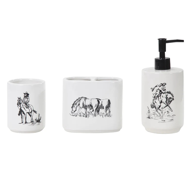 Ranch Life Countertop Bathroom Set,
3PC