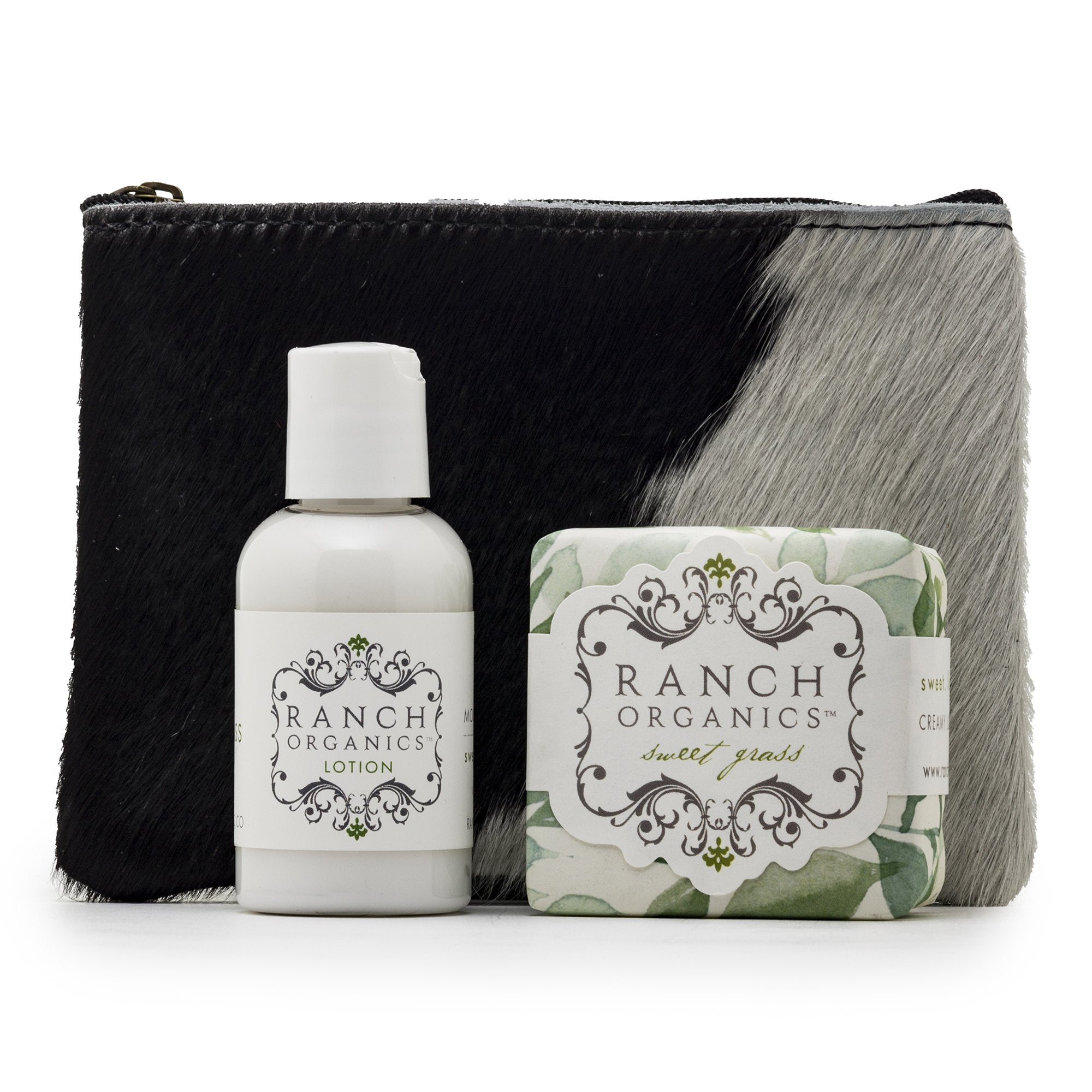 Happy Trails Pouch - Black Cowhide