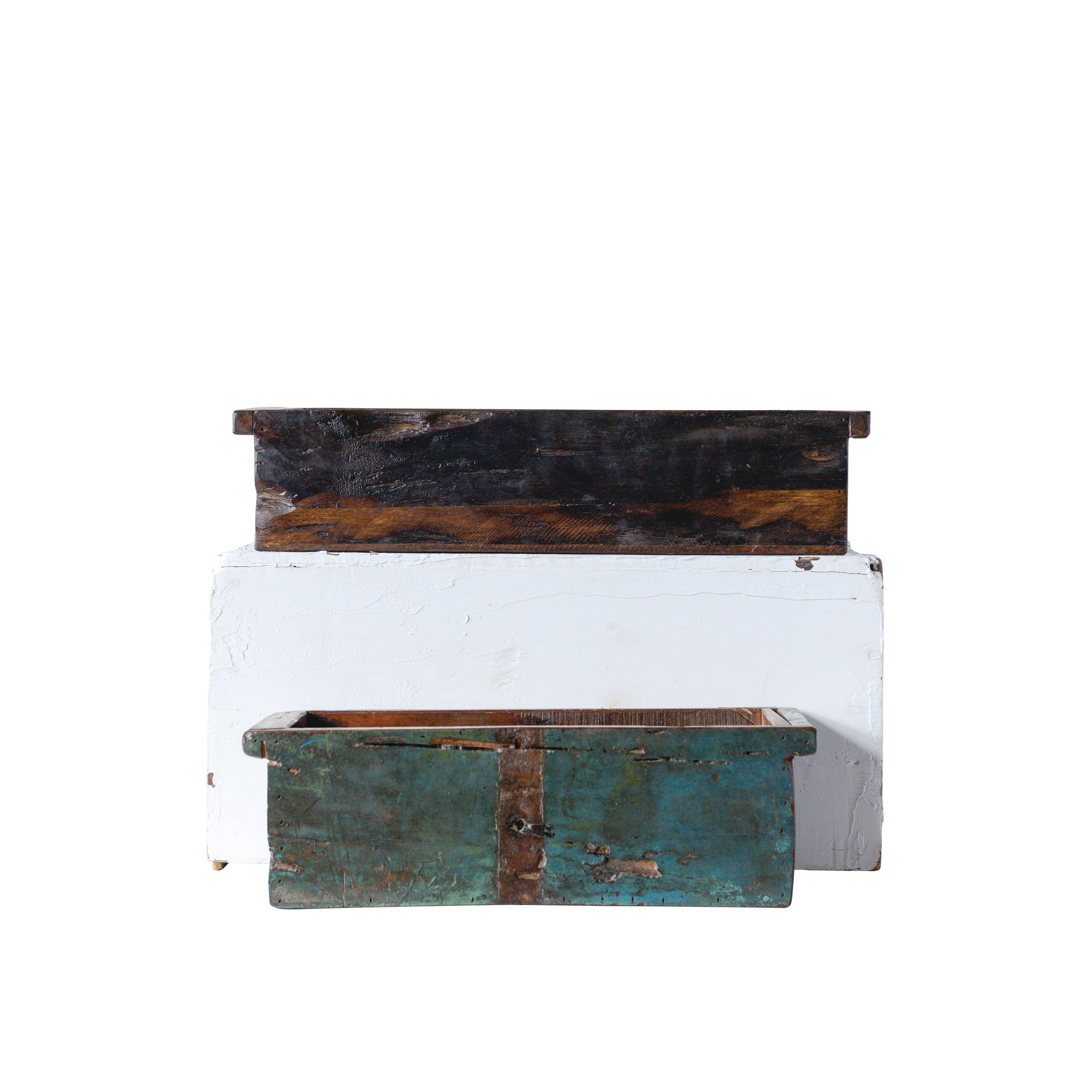 Decorative Wood Container, 2 Sizes