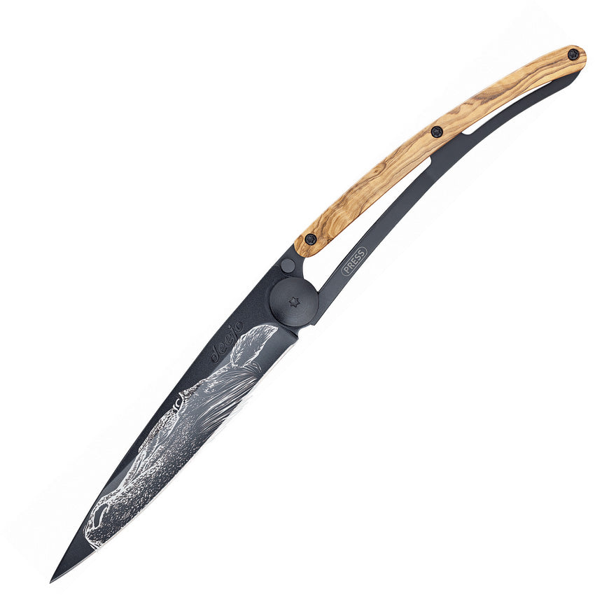 Tattoo Black 37g Warmblood Pocket Knife