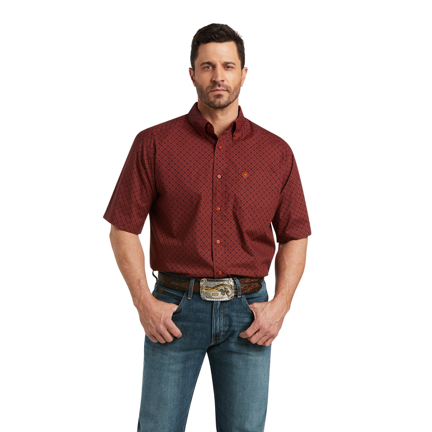 Ariat Mens Shaun Classic Short Sleeve Shirt