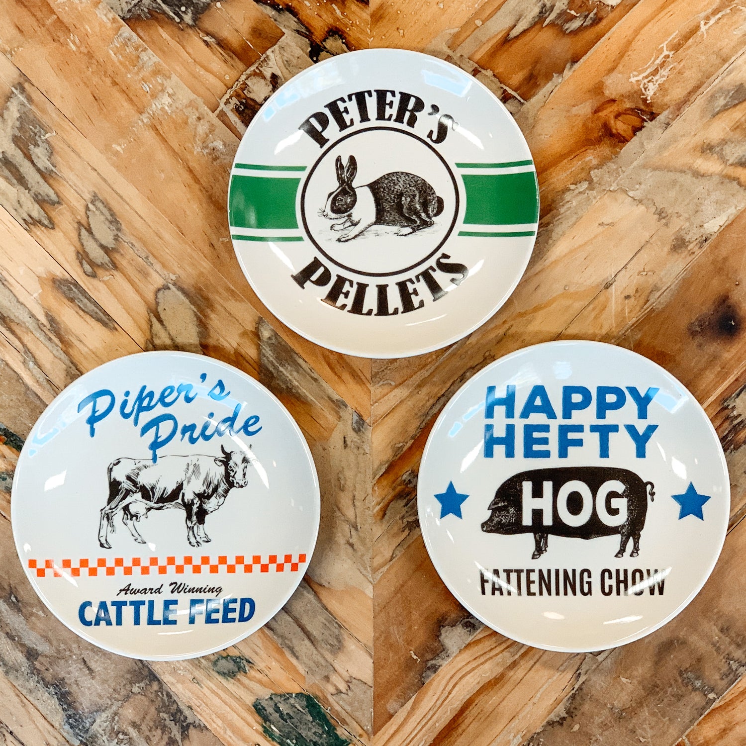 5" Farm Animal Ceramic Plate