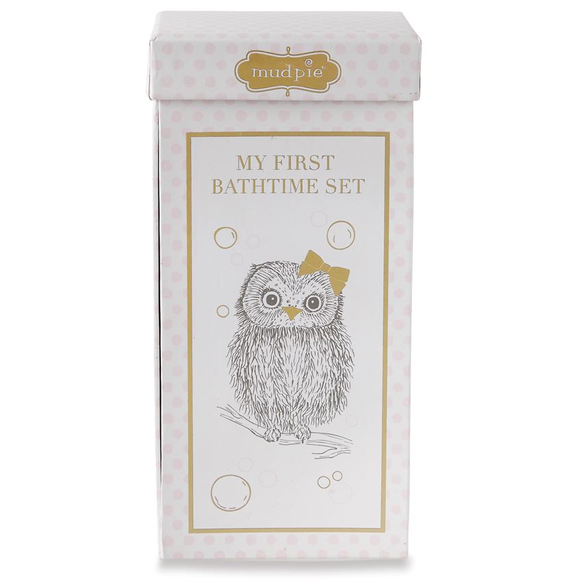 My First Bath Pink Washcloth Set