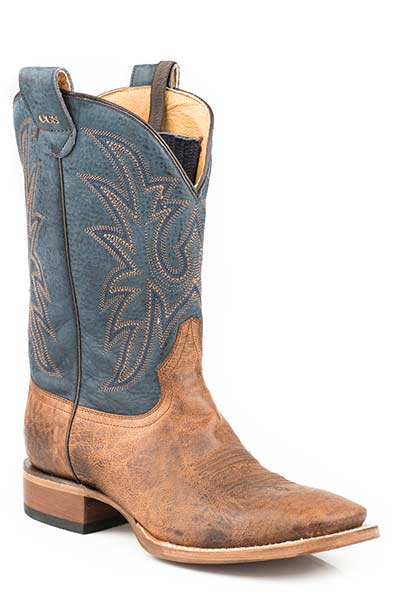 Roper Pierce CCS Cowboy Boots-Tan