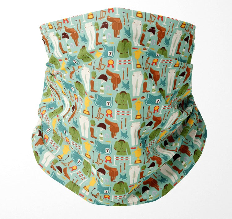 Riding Retro Neck Gaiter