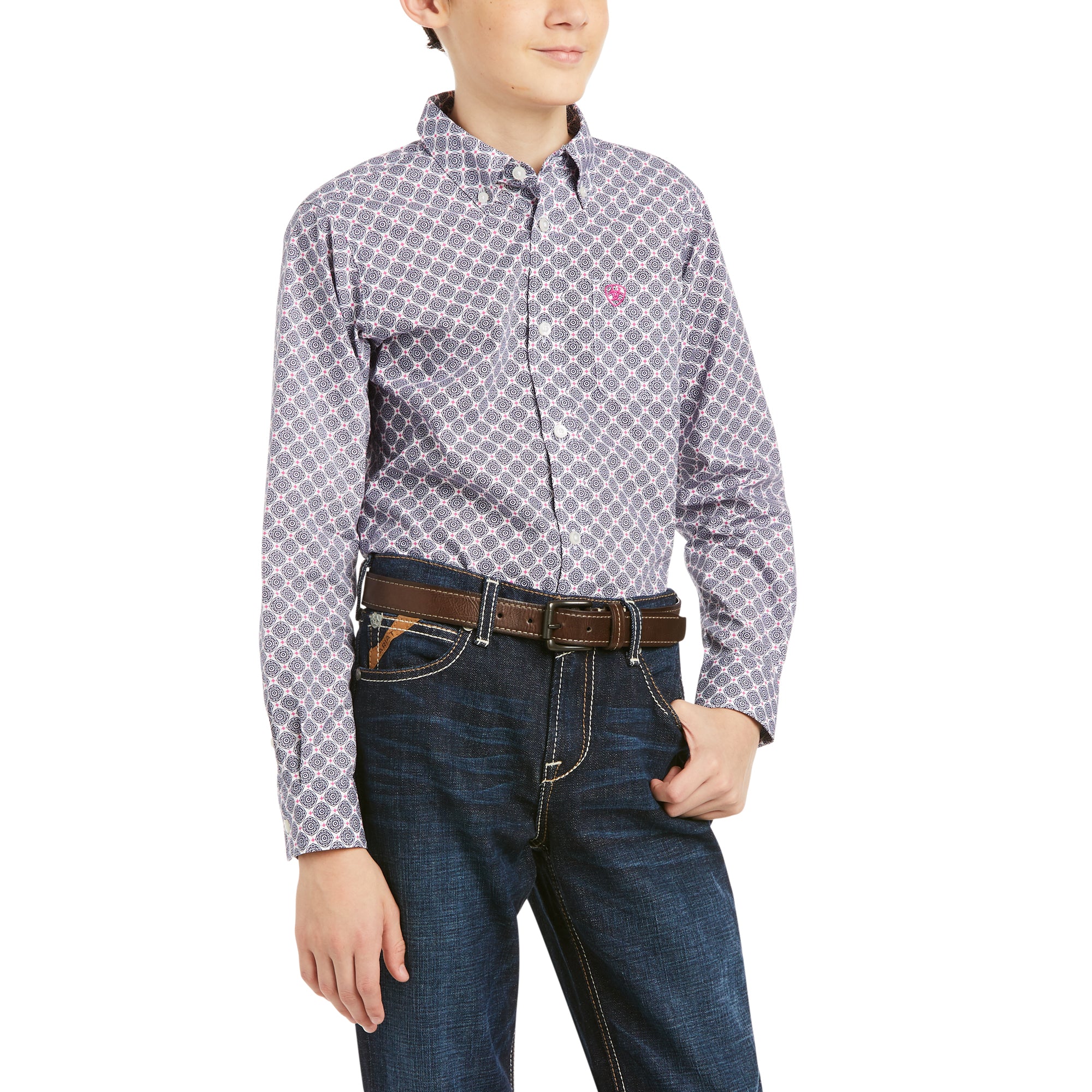 Ariat Boys Pietro Classic Long Sleeve Shirt