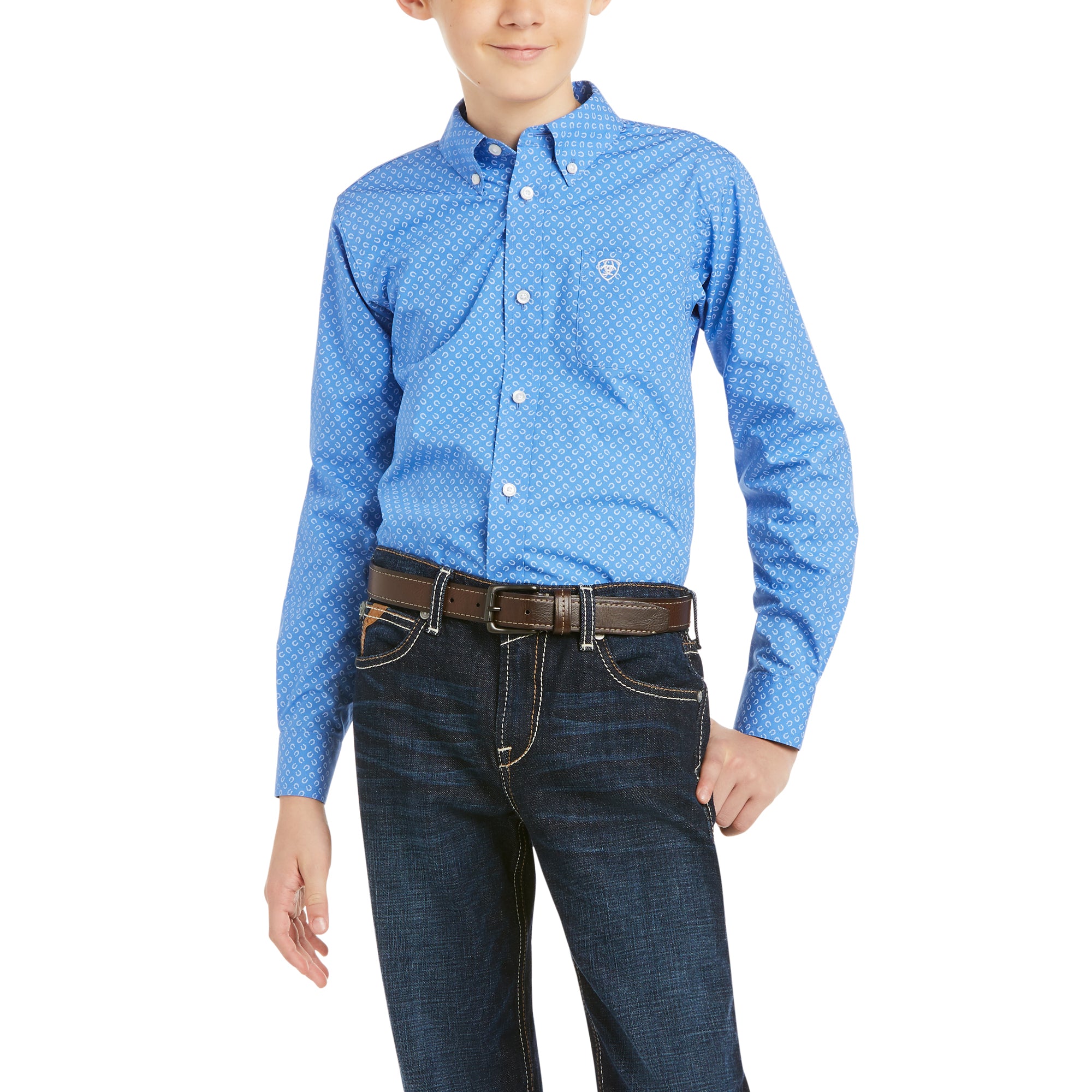 Ariat Boys Buck Classic Long Sleeve Shirt
