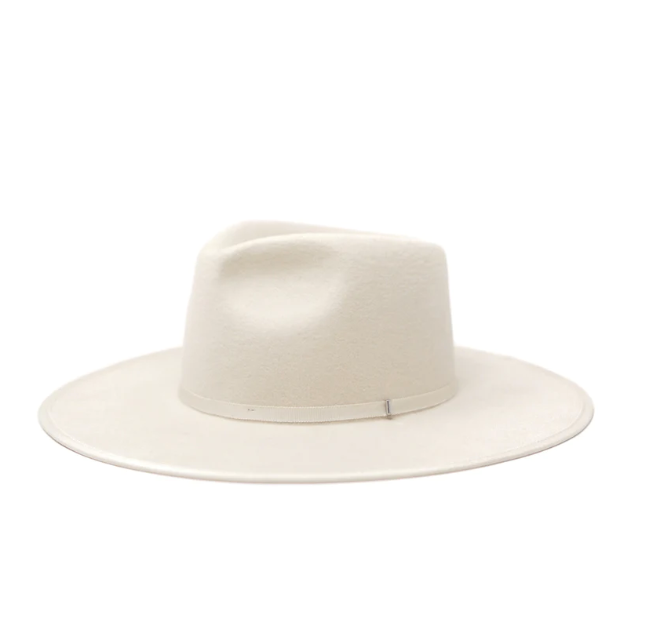 The Billie Felt Hat-White