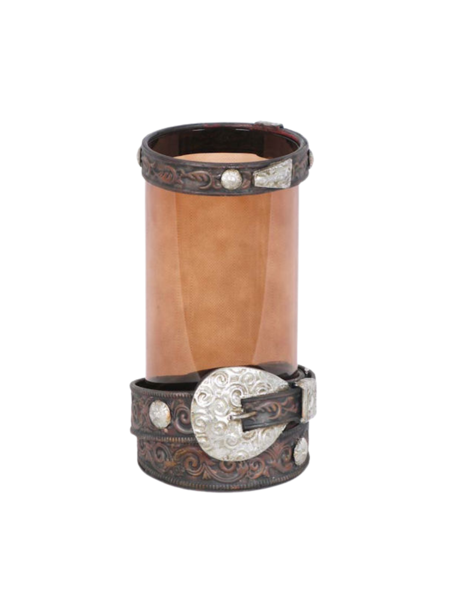 Western Belt Candleholder