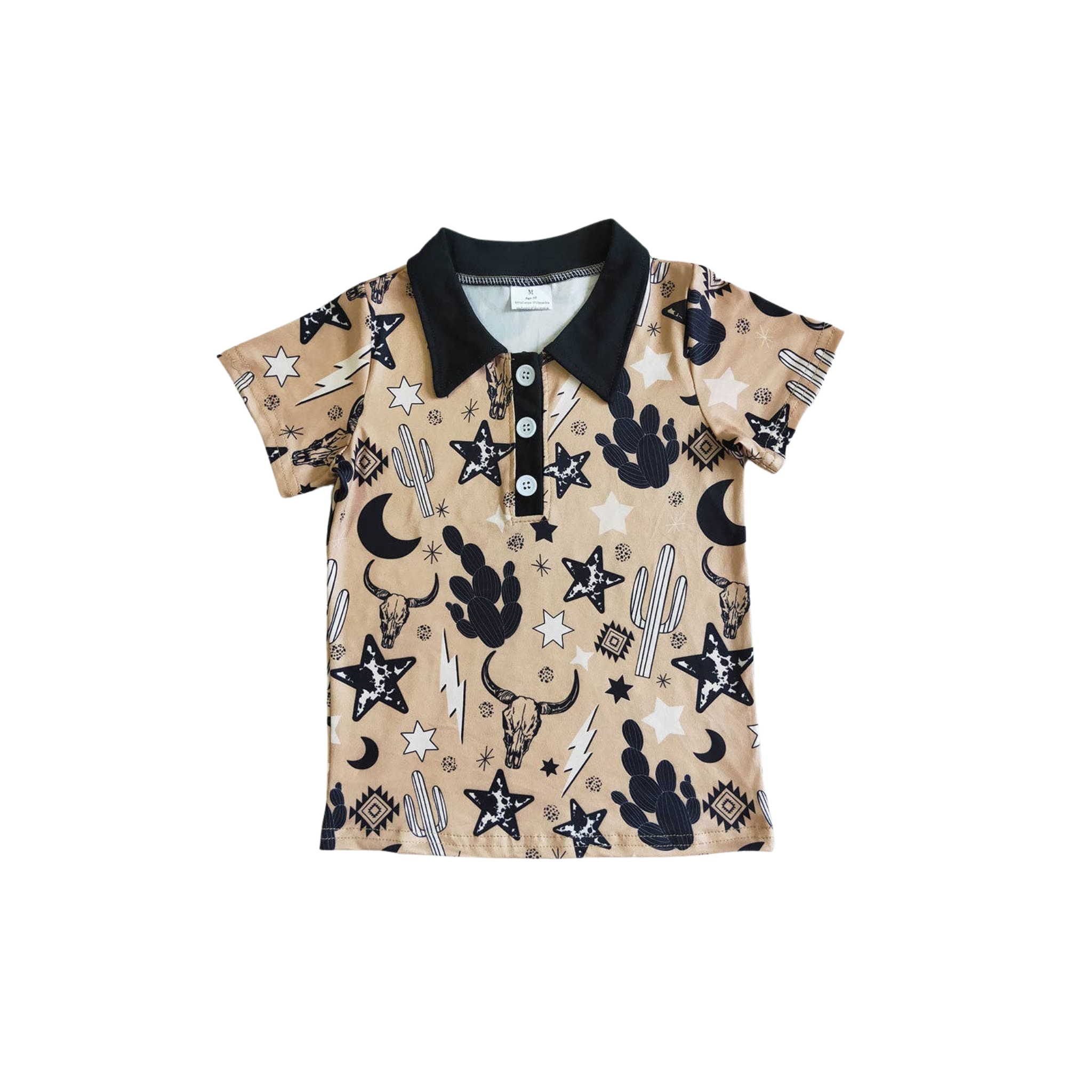 Western Buttons Polo Shirt