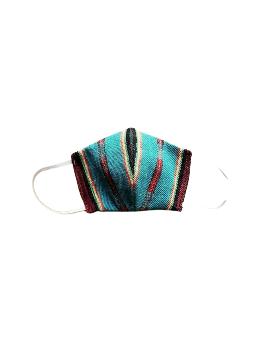 Turquoise Serape Face Mask