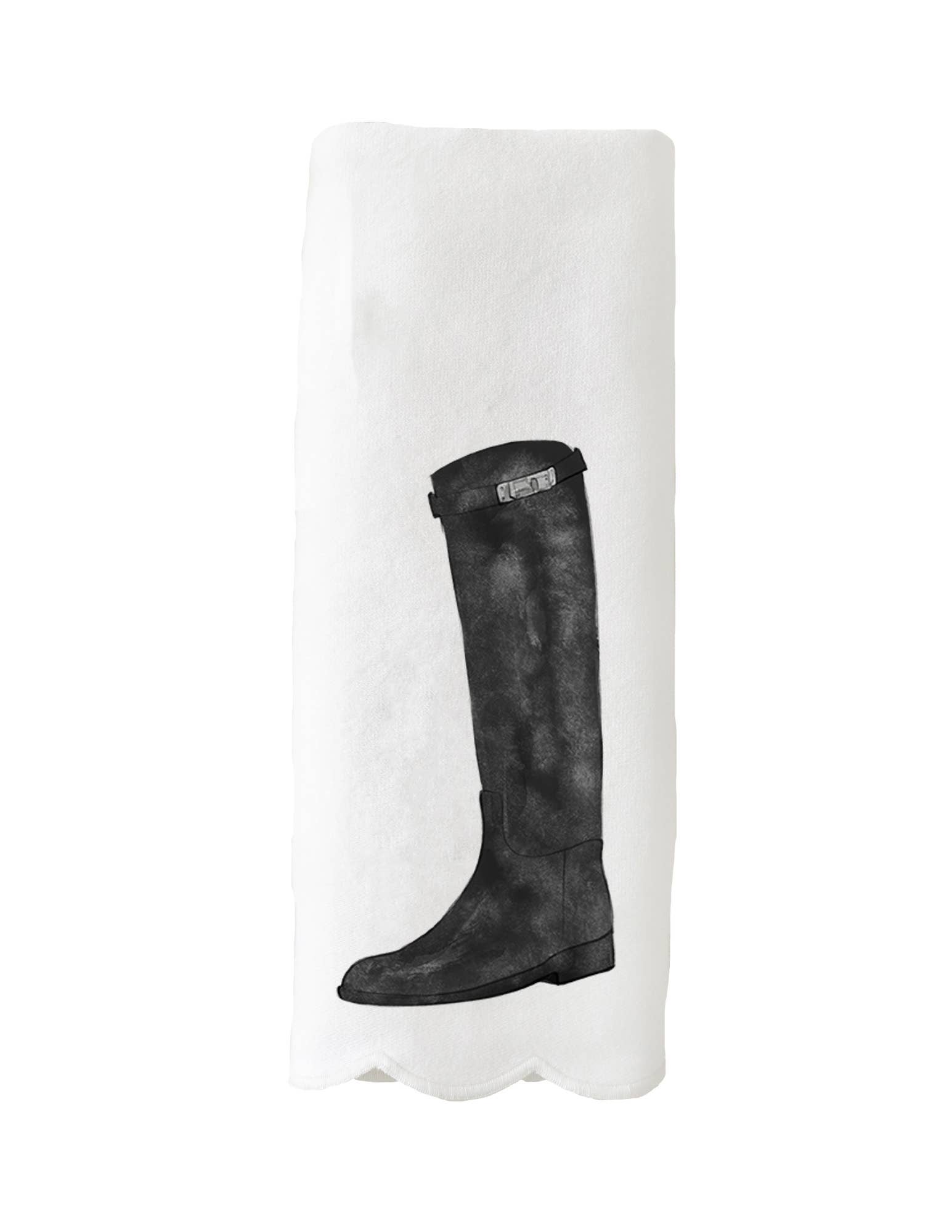 Equestrian Boot Guest Towel