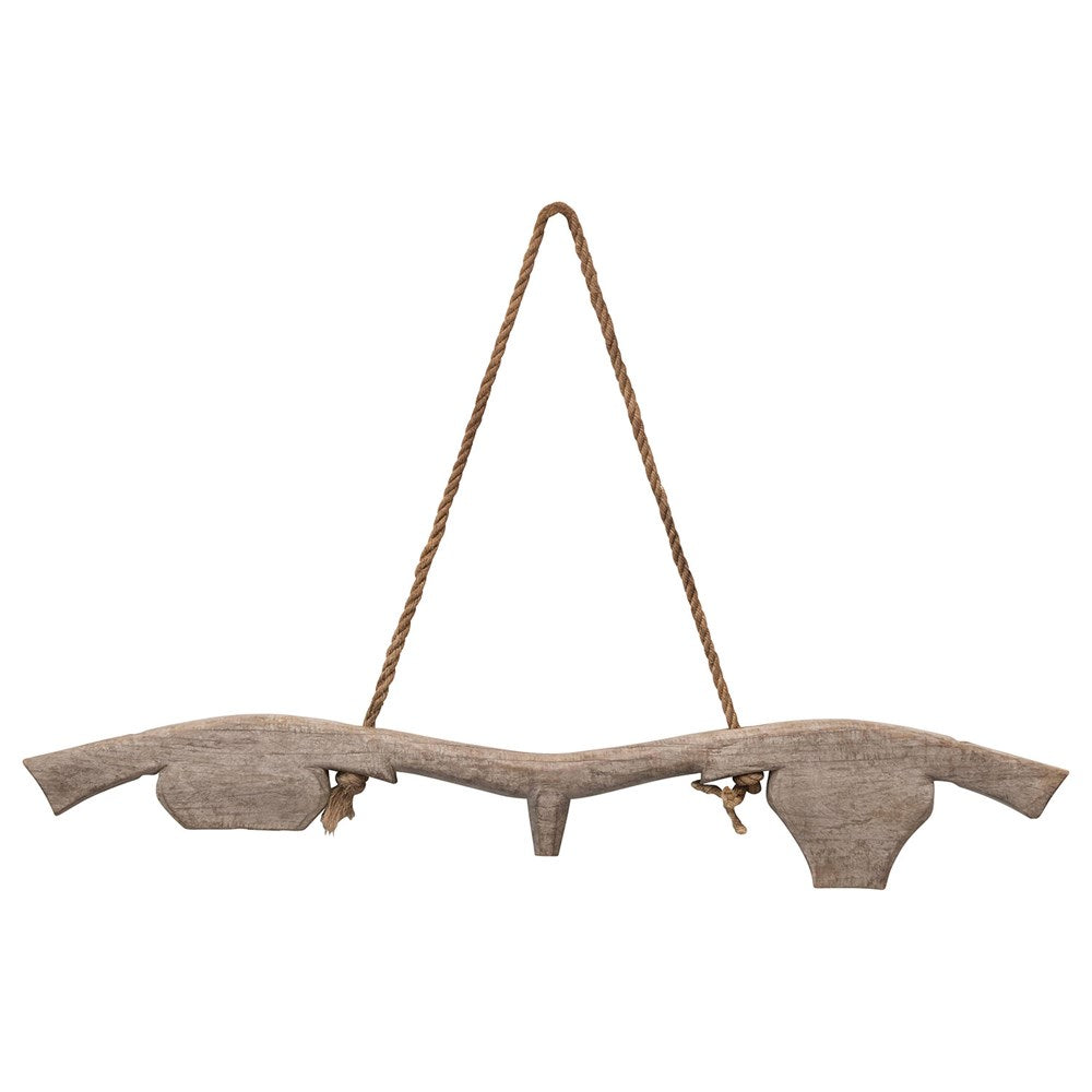 Found Teak Wood Cow Yoke