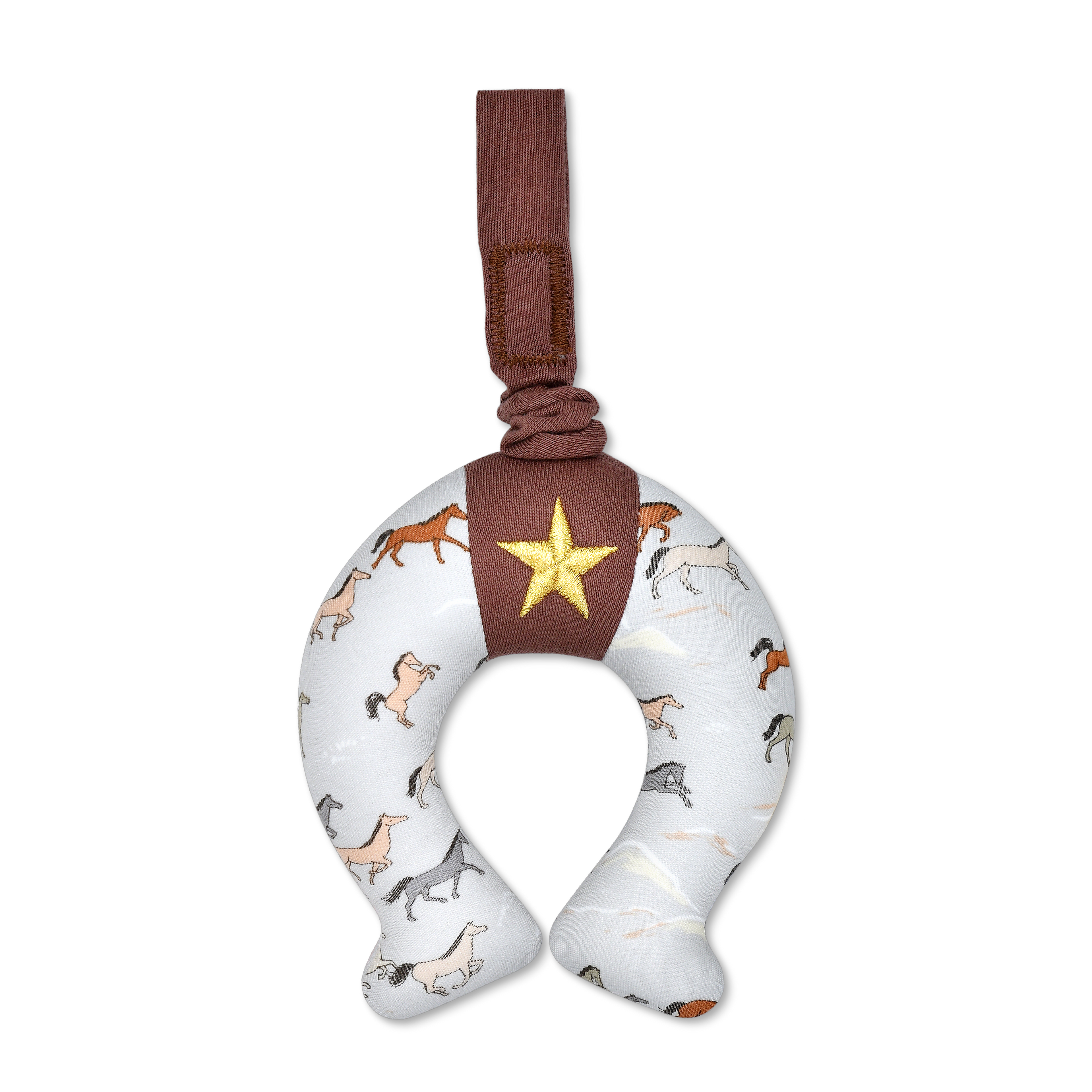 Wild Horses Horseshoe Stroller Toy
