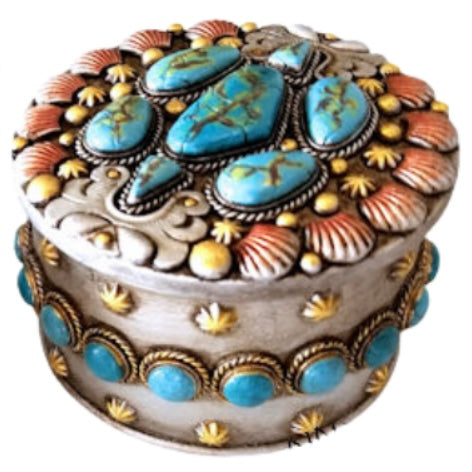 Turquoise Gem Box