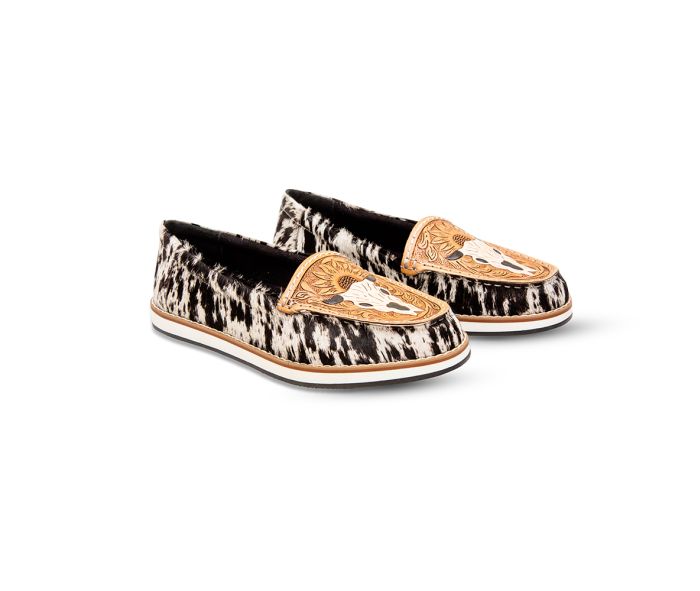 Neutraun Western Hand-Tooled Sneakers