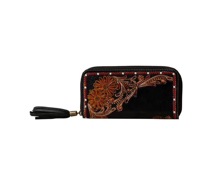 Cavender Trail Hand-Tooled Wallet