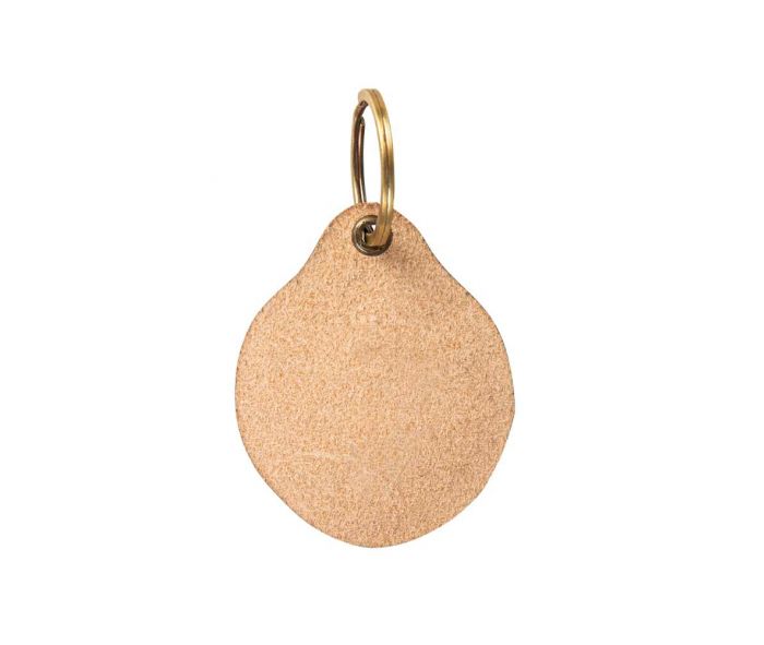 Belle Blooms Hand-Tooled Key Fob