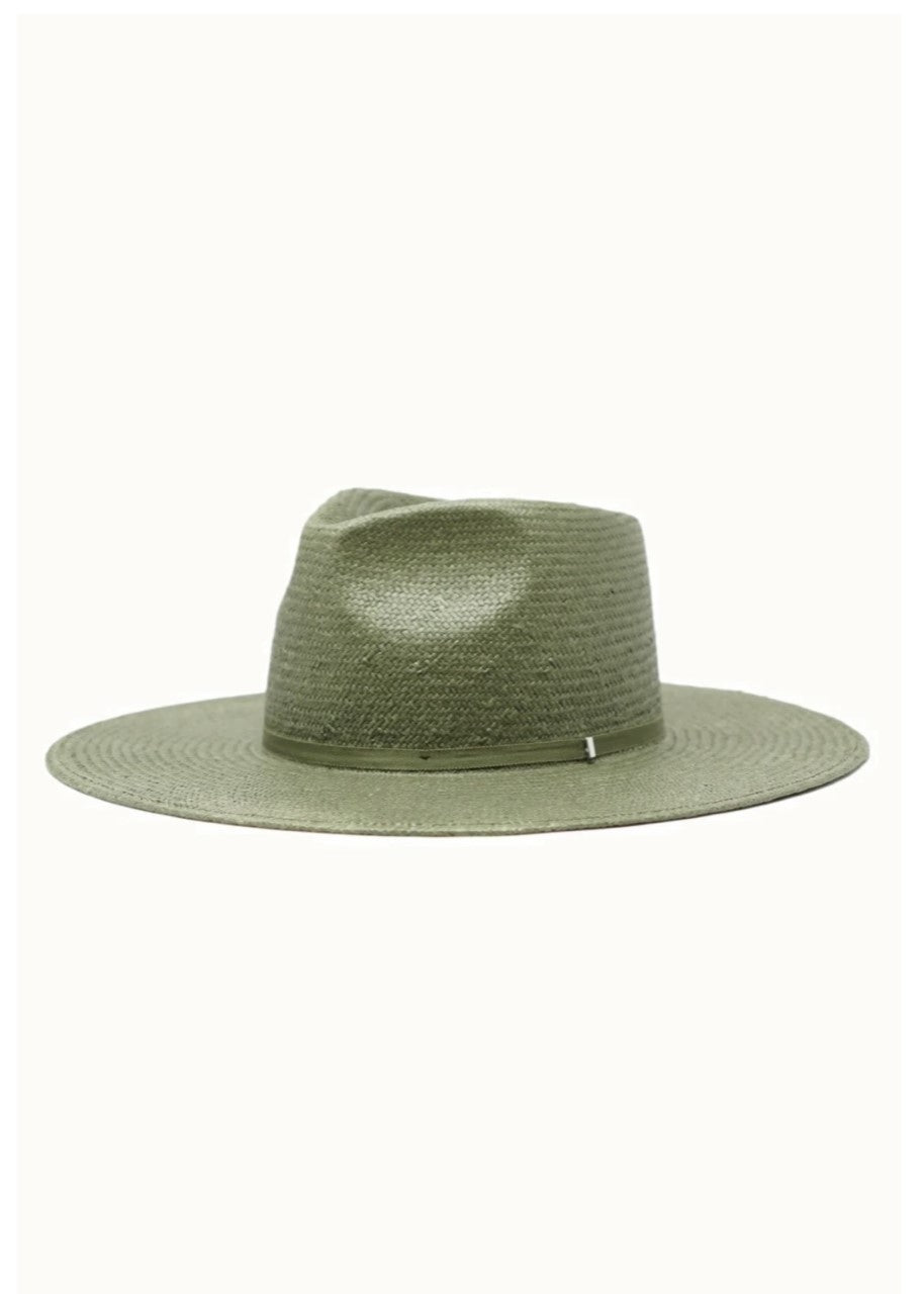 Simone Straw Rancher Hat-Sage