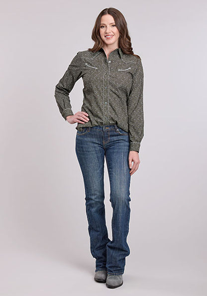 Roper Olive Trails Shirt