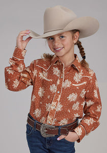 Roper Rodeo Rose Girls Blouse