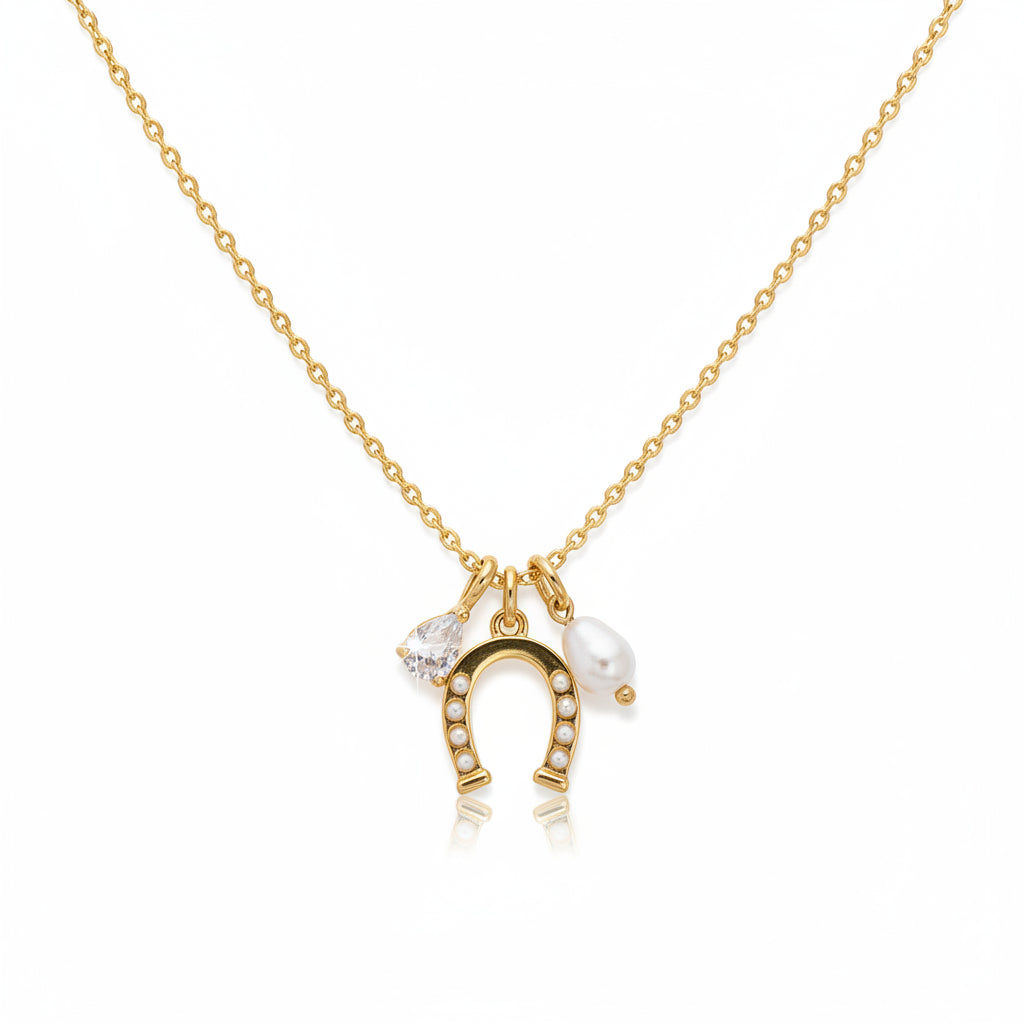 Pearl &amp; Pony Necklace
