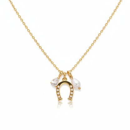 Pearl &amp; Pony Necklace