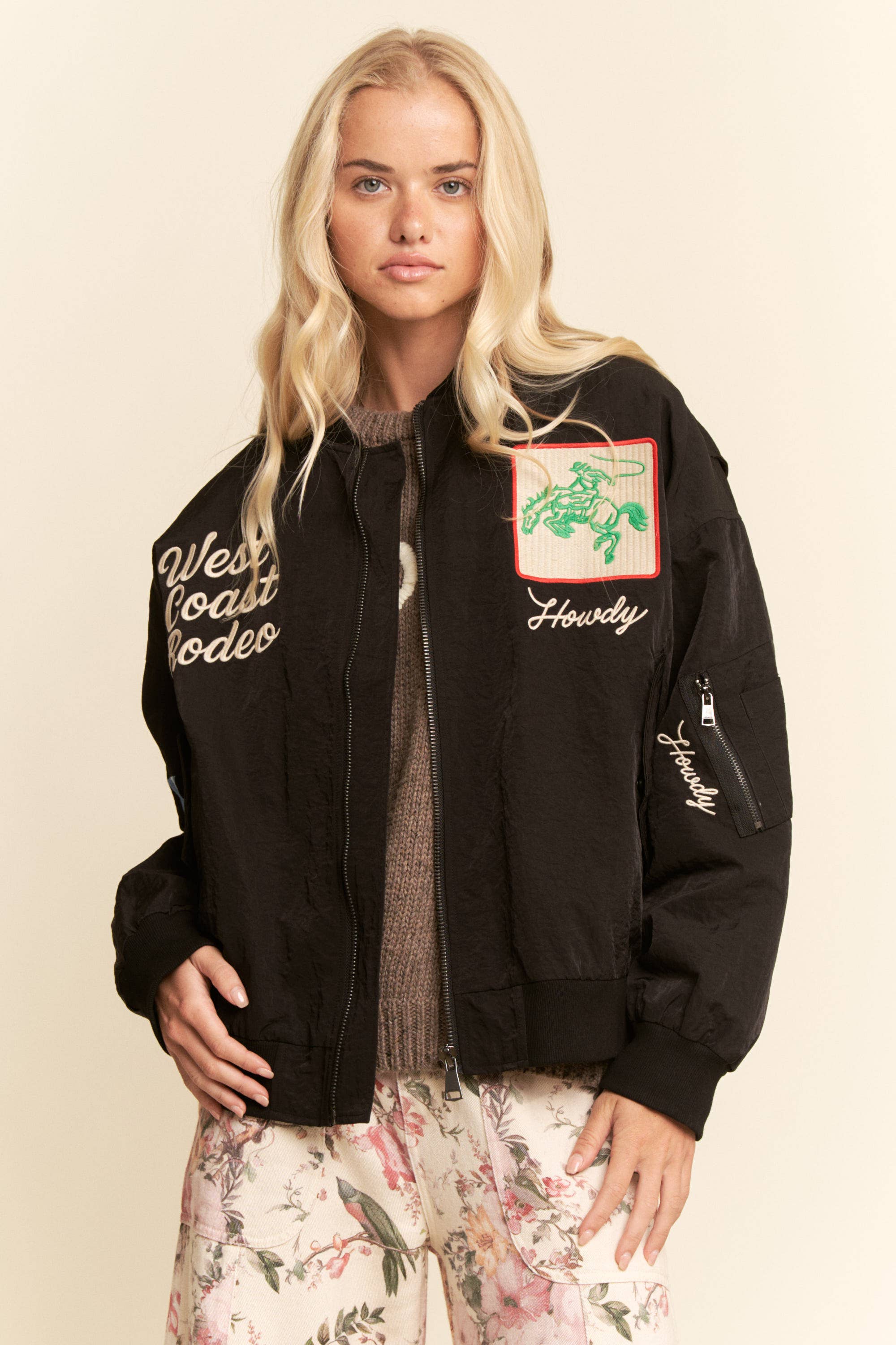 West Coast Rodeo Varsity Bomber Jacket