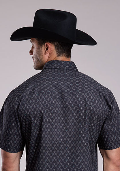 Roper Iron Diamond Print Shirt