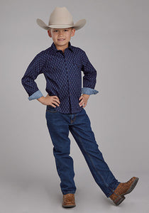 Roper Boys Sapphire Canyon Snap Shirt